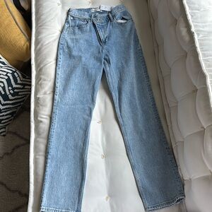 abercrombie 90’s straight jeans. curve love